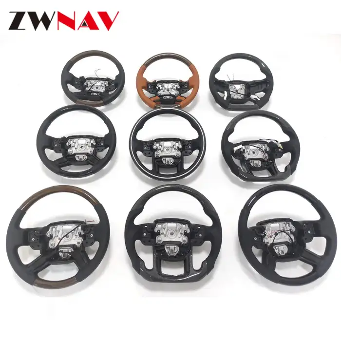 LED Car Steering Wheel For Land Rover Range vogue sport Carbon Fiber Track competition Steering Wheel Custom Heated Function