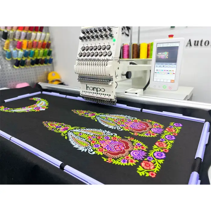 Single Head Big Embroidery Area Machine