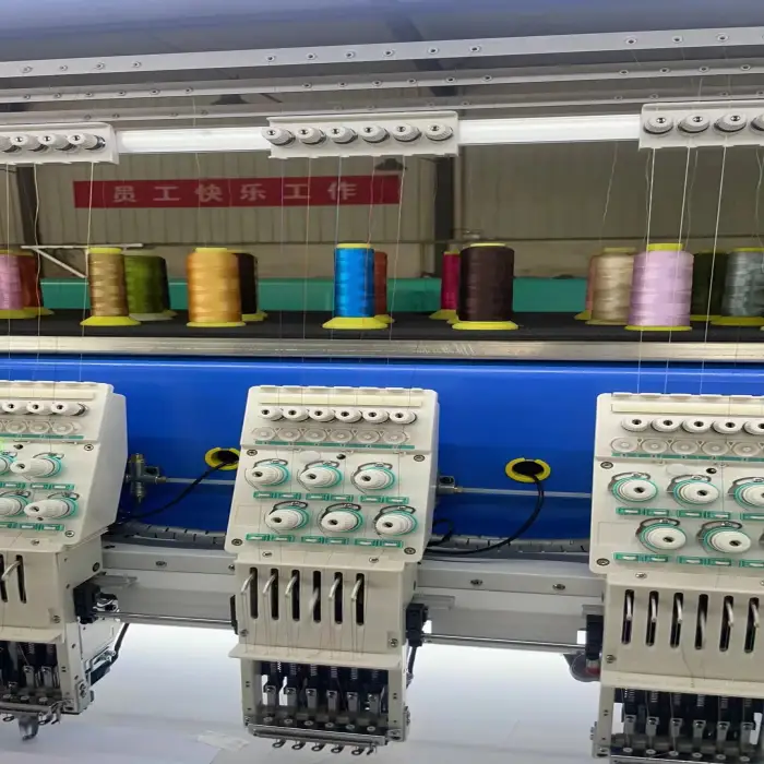 industrial 12 needle 20 multi head best rotary hook india tajima dahao computer embroidery machine chain sequin sequence device