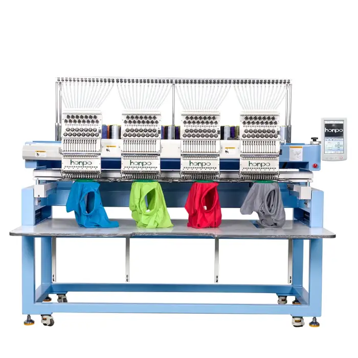 Hat Embroidery Machine Computerized Multi needle Four Heads Brother Embroidery Machines