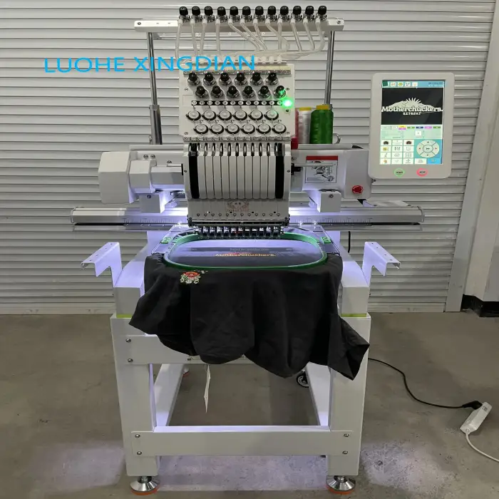 single head embroidery machine