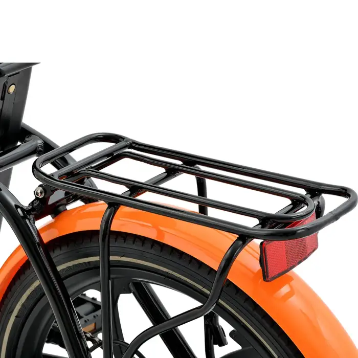 20-Inch Fat Tire E-Bike: 500W Foldable Mini Electric Bike with Rear Rack