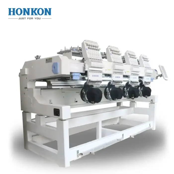 HK-1204 Multiple head four-4 heads automatic embroidery machine direct-drive high speed ultra-modern control system