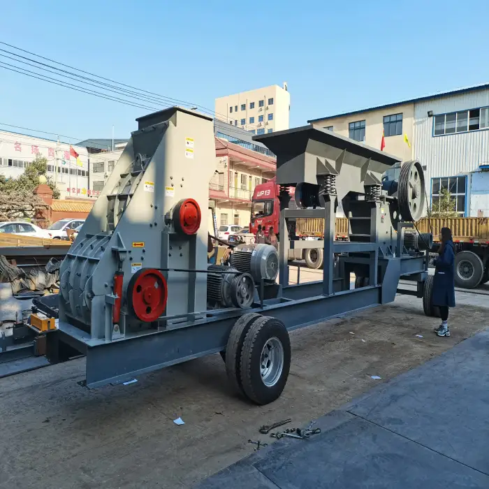 heavy duty two stage screenless crusher