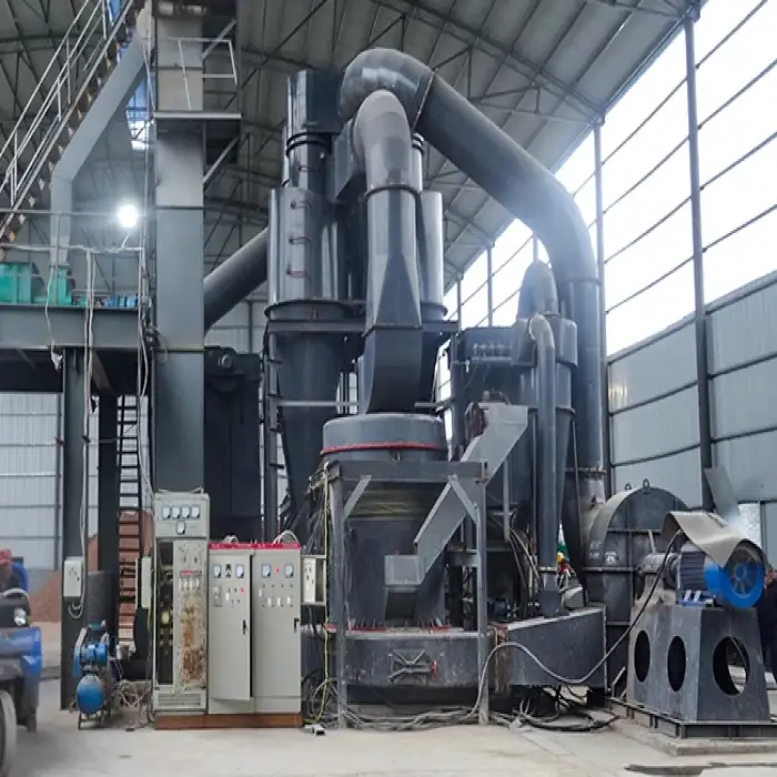 HGM grinding mill with roller assembly and hanging cage separator