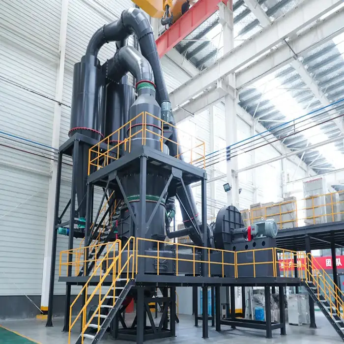 HGM grinding mill with roller assembly and hanging cage separator