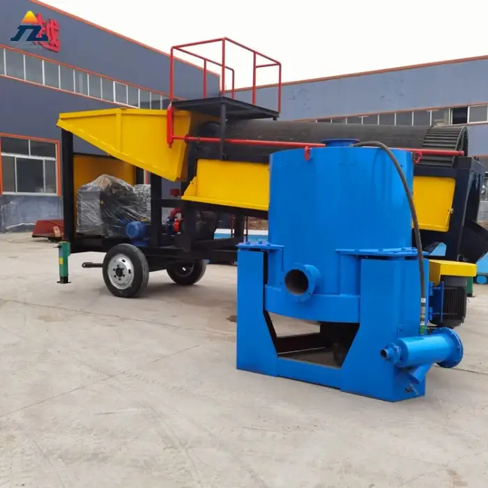 High Efficiency New Type Portable Mini Alluvial Sand Gold Washing Plant For Sale