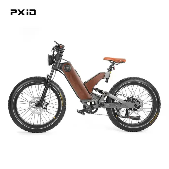 PXID Antelope P5: 1000W 20-Inch Fat Tire Dual Suspension E-Bike 2024