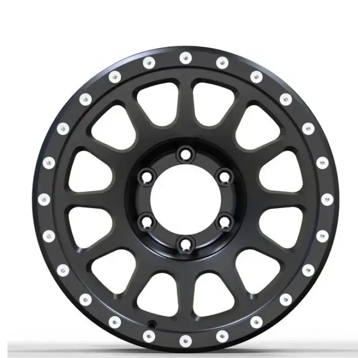 offroad wheels 5x139.7 6x127~150 6x135~150 black alloy wheel car 4x4 rims 6 5 holes 17 inch