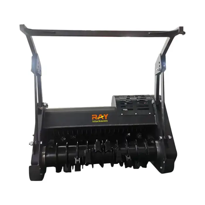 Forestry Mulcher Equipment Mini Skid Steer Loader Machine Tree Forest Brush Mulcher Garden Mulcher Mover