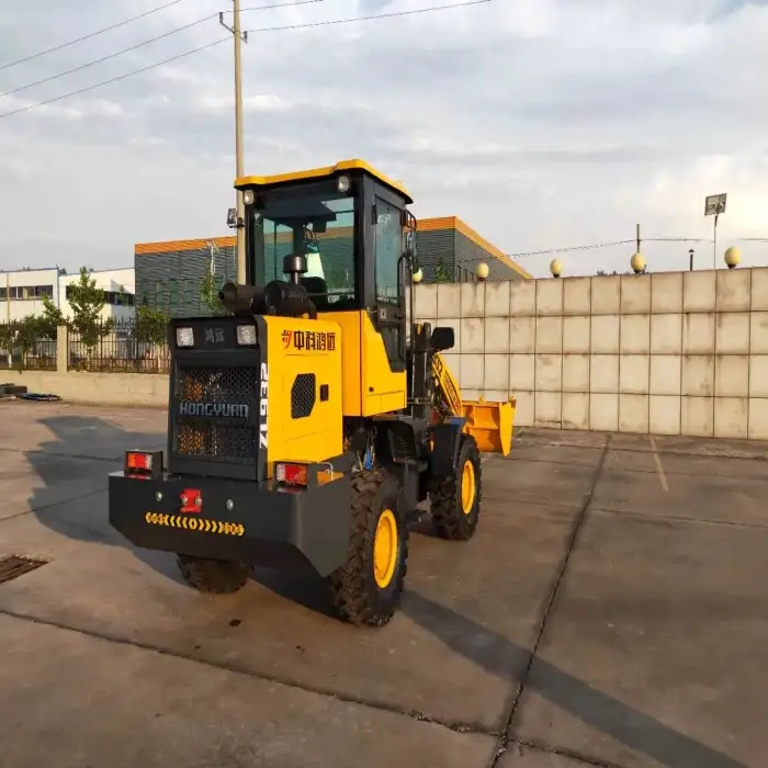 Mini Loader 1 2 1.8 Ton Farm Machinery Minicargador 37kw Small Mini Articulating Wheel Loader For Sale