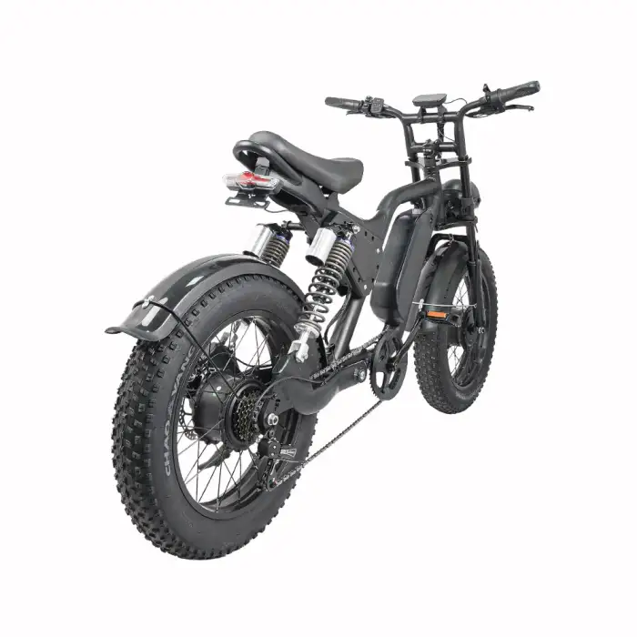 low moq e bike dual suspension 500W 1000W motor disc brake fat tire bicycle aluminum frame 20*4.0 inch electric dirt bike