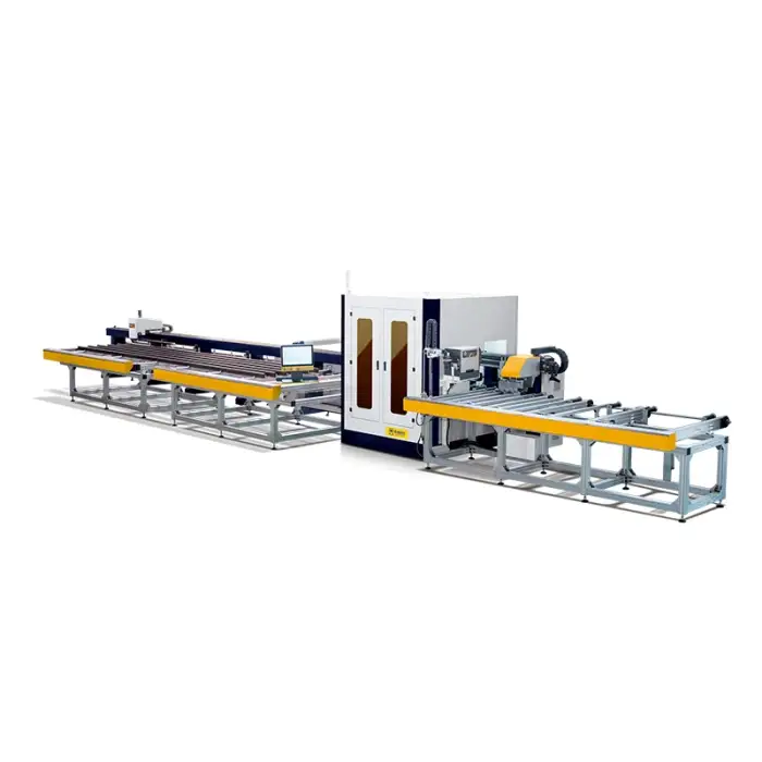 LEDE CNC Multi-functional drilling-milling center for Aluminum Windows and Doors Making Machine