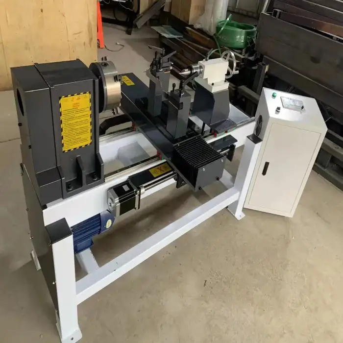 Automatic Full 3 Axis and 4 Axis Wood Turning Lathe woodworking lathing machine milling  for sofa legs Railings cnc wood lathe