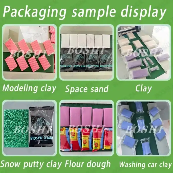 Automatic sugar fondant paste modeling clay play dough extruder machine paste plasticine light clay play dough packing machine