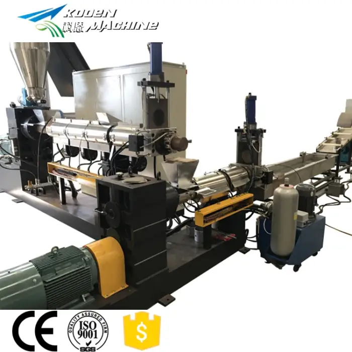 Pe pp pet plastic pellet making machine plastic pellet extruder machine plastic pelletizing machine