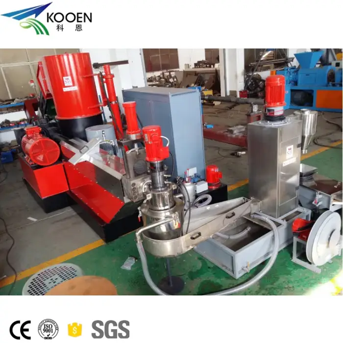 Pe pp pet plastic pellet making machine plastic pellet extruder machine plastic pelletizing machine