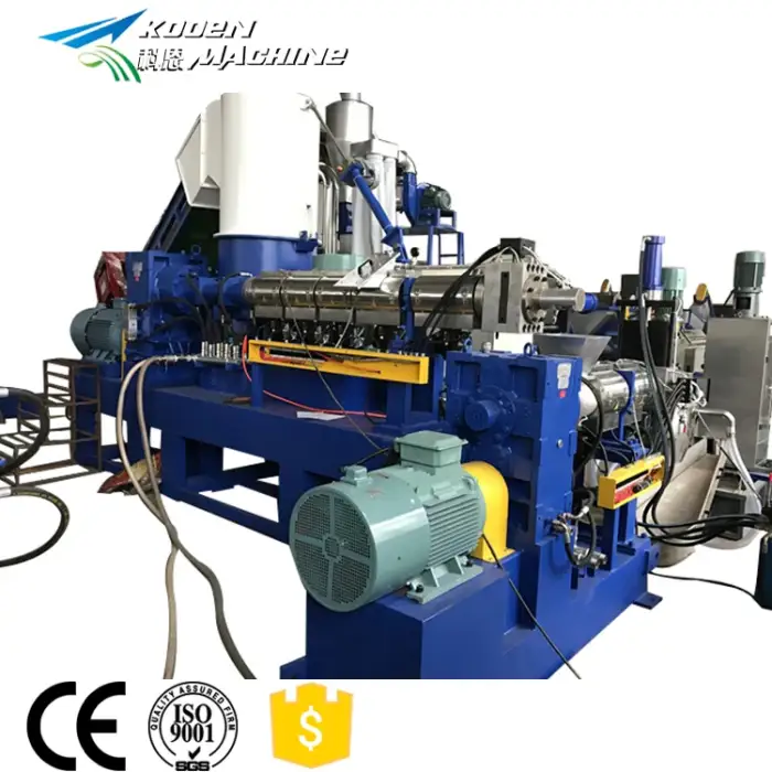 Pe pp pet plastic pellet making machine plastic pellet extruder machine plastic pelletizing machine