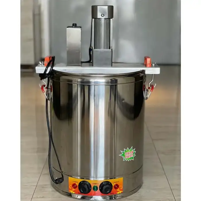 Cooking Auto Stir Fry Machine Automatic Industrial Gas Heated   Commercial Food Cooking Pots With Mixer