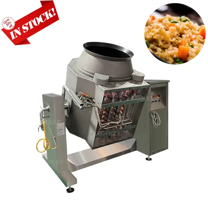 Stainless Steel Food Industrial Cooking Mixer Machine Automatic Central Kitchen Equipment