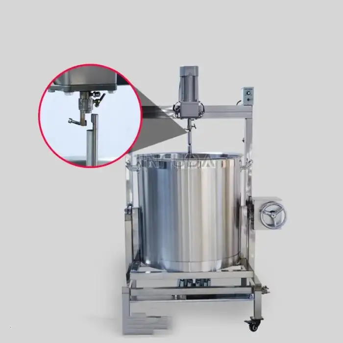 different Liters Tilting Boiling Pot Steam Jam Paste Sauce Cooker Mixer Machine industrial cooking machine