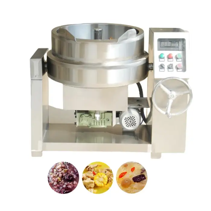 Jiali machine Food processing industrial jacketed kettle cooking mixer machine