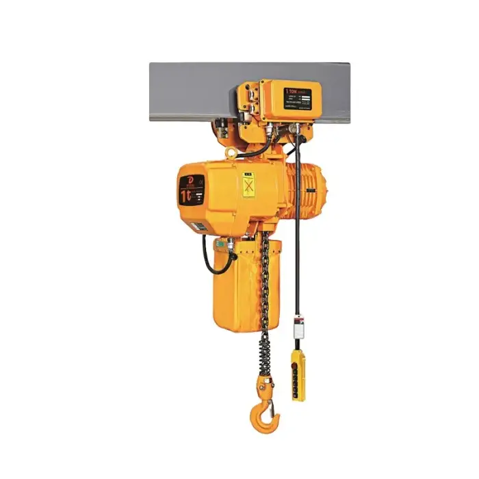 10-ton electric chain hoist with trolley single electric chain hoist 4 stage 15m chain