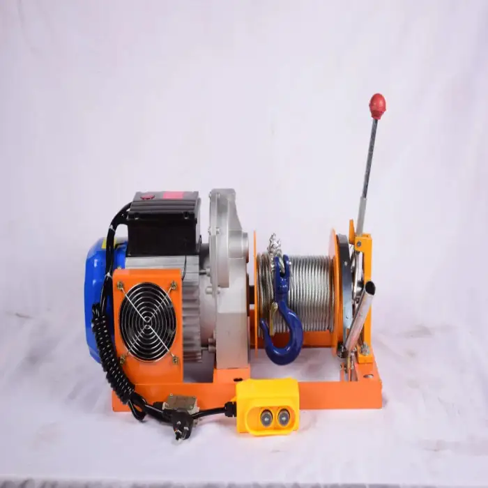 Mini Electric Winch 300kg 500 kg Fast Lifting building Electric Hoist With Clutch