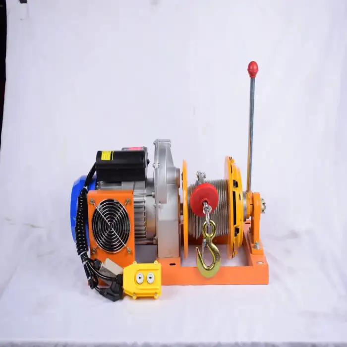 Mini Electric Winch 300kg 500 kg Fast Lifting building Electric Hoist With Clutch