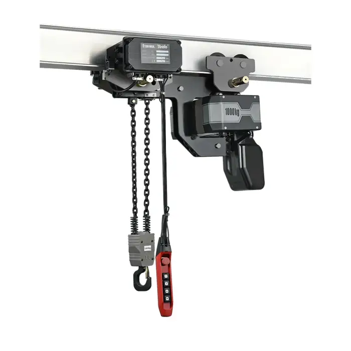 High quality construction hoist 1ton electric low headroom chain hoist for factory using