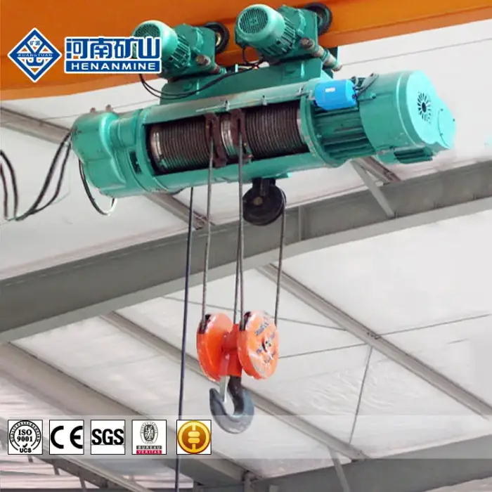 Remote Control electric hoist 3 ton wire rope