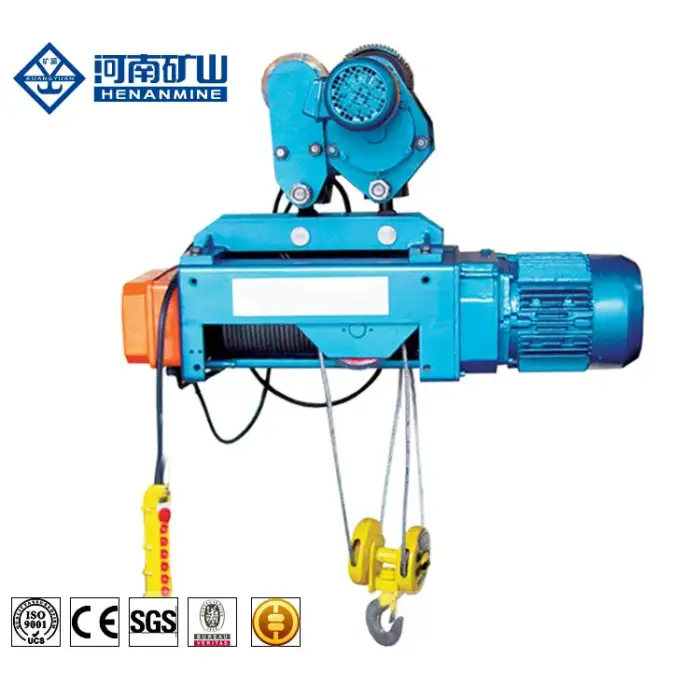 Remote Control electric hoist 3 ton wire rope