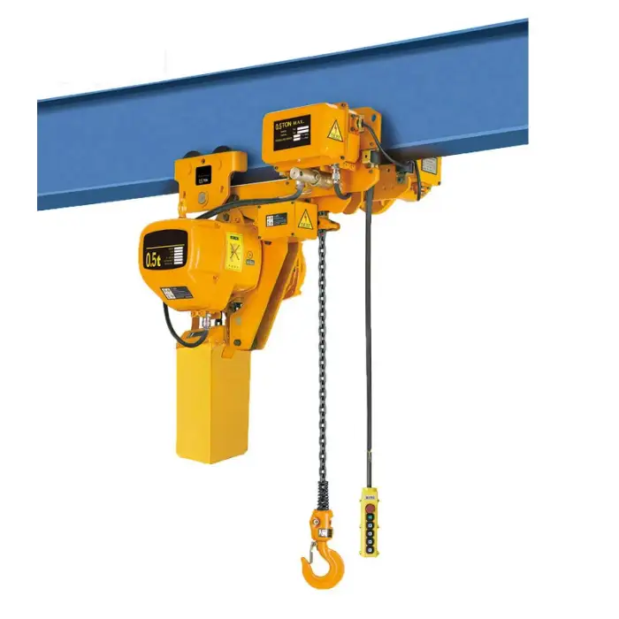 1 ton 3.5m HHBB electric chain hoist with hook