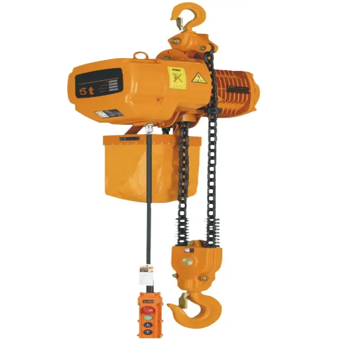 1 ton 3.5m HHBB electric chain hoist with hook