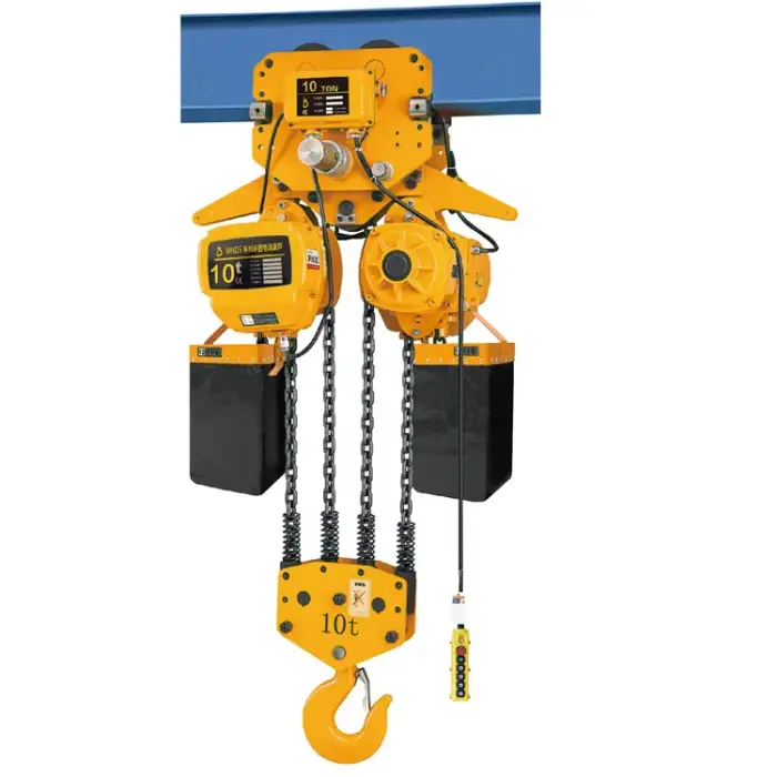 Construction equipment electric chain hoist 1 ton 2 ton 3 ton with wireless remote control