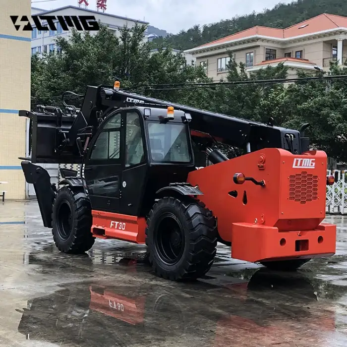 Telehandler 7-14 Meter Telescopic Boom Handler Forklift with optional engine