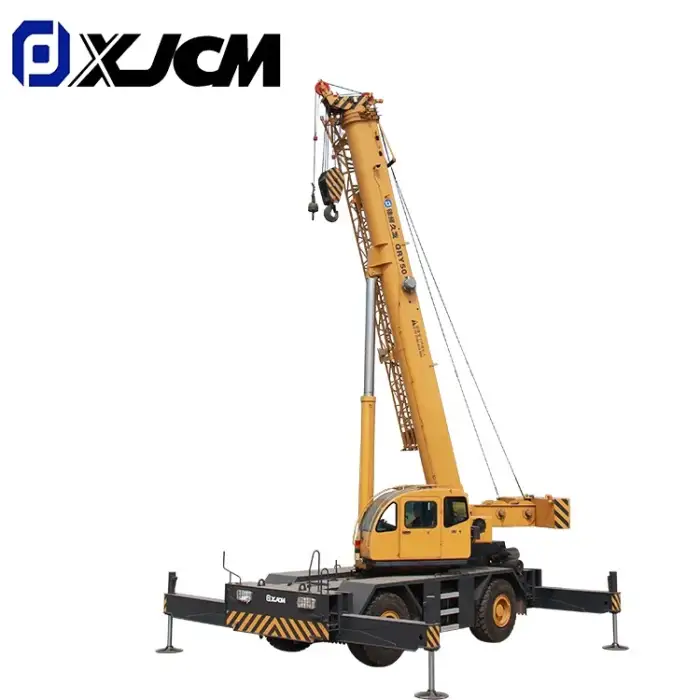 4 Wheels 50 ton RT Series Mobile Construction Hydraulic mounted Terrain Rough  Crane