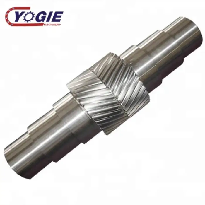 OEM Factory Gear Drive Mechanism gear reducer motor herringborn gear shaft roller shaft pinion shaft