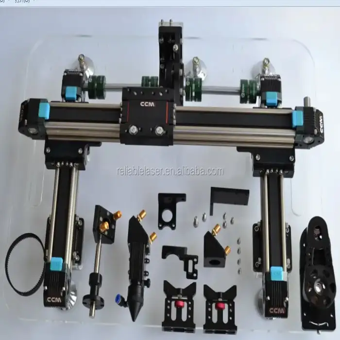 CO2 Laser cutting engraving CCM single head complete linear modules mechanical parts 1610 1600mmX1000mmm working area size