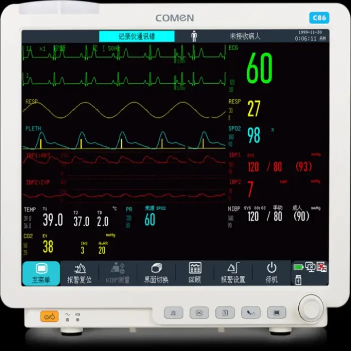 Hospital Medical Equipment Operating Room Patient Monitor Icu Ccu Ambulance Multi-parameter Vital Signs Patient Monitor