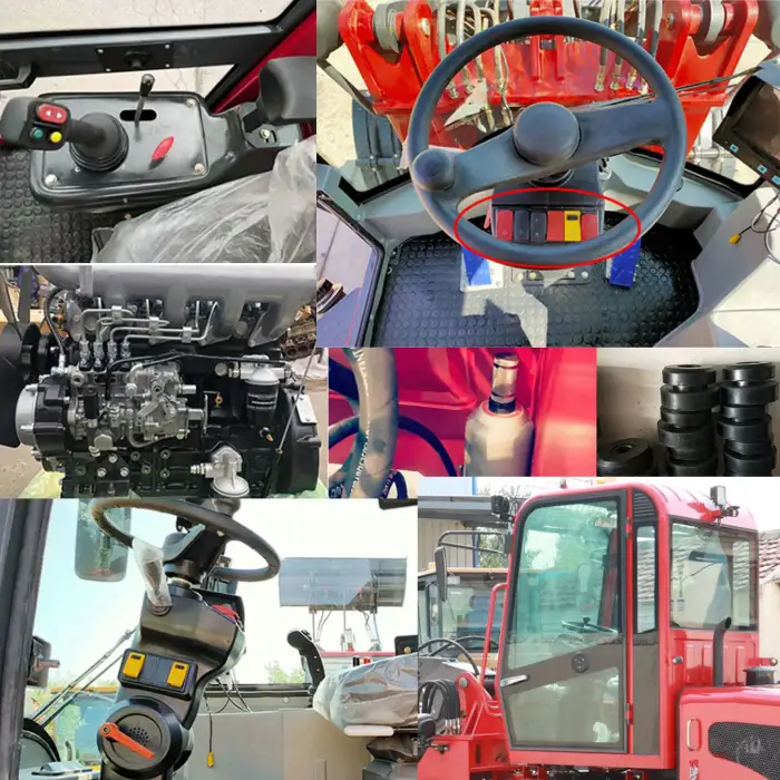 TL16 Wheel Loader Parts 4x4 Drive Core Components Include Engine Motor Pump Gearbox Bearing PLC Home Use Retail Restaurant