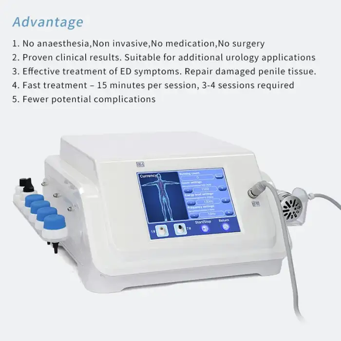 ESWT Physiotherapy shockwave medical equipment pain relief shockwave therapy machine