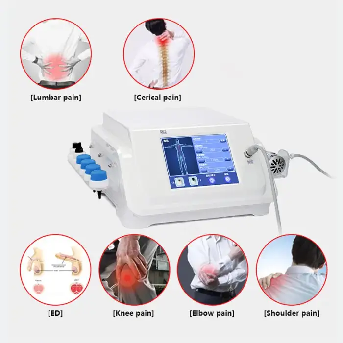 ESWT Physiotherapy shockwave medical equipment pain relief shockwave therapy machine