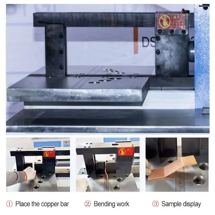 Hydraulic Busbar Press Stamping Machine Shearing Punching Bending Aluminum Bar Cnc Copper Bar Processing Machine