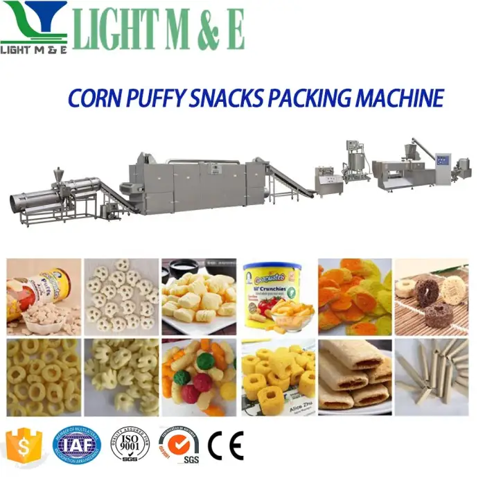 Cheese Puff Ball Snacks Making Machine