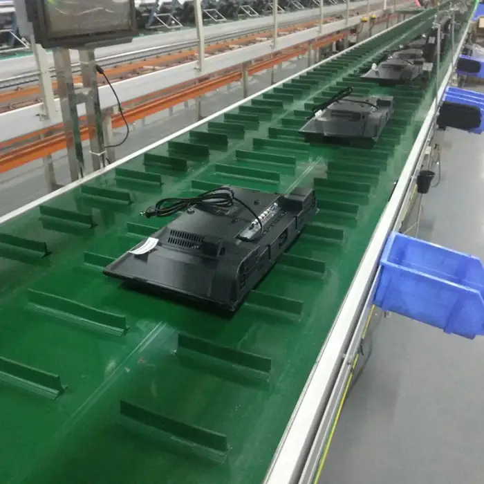 Automatic TV And Mobile Phone Production Assembly Line With Electric Motor