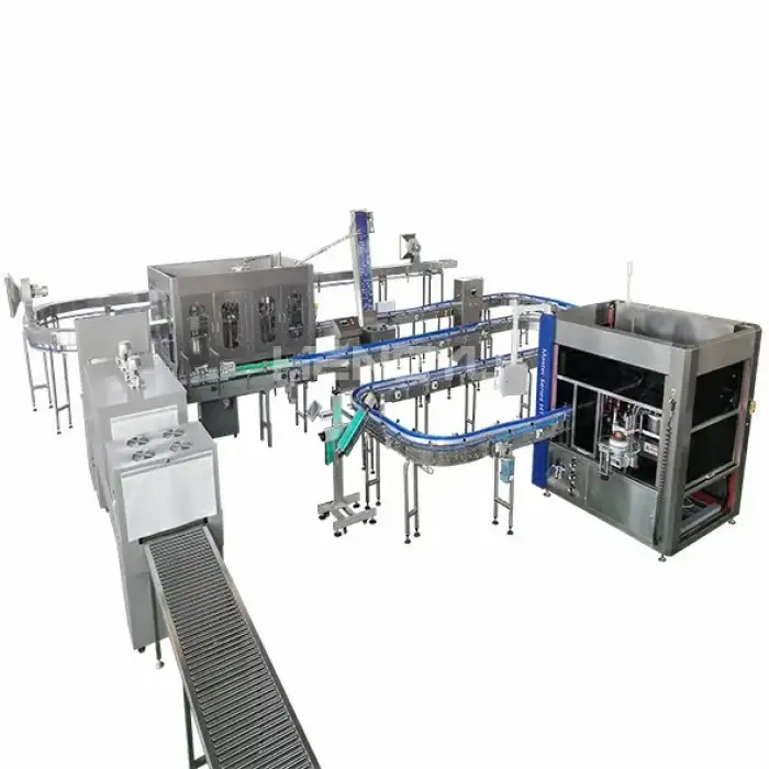 OEM 3-in-1 Automatic Production Line: Bottle Capping, Packing, and Liquid Filling 2500-3000bph