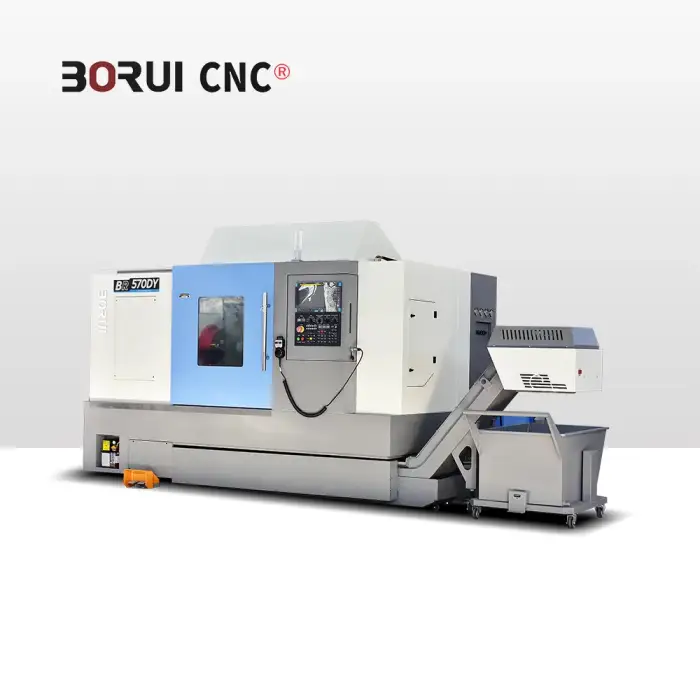 CNC Lathe Machine for Metal: Manufacturer of CNC Horizontal Lathe Machines BR-570DY