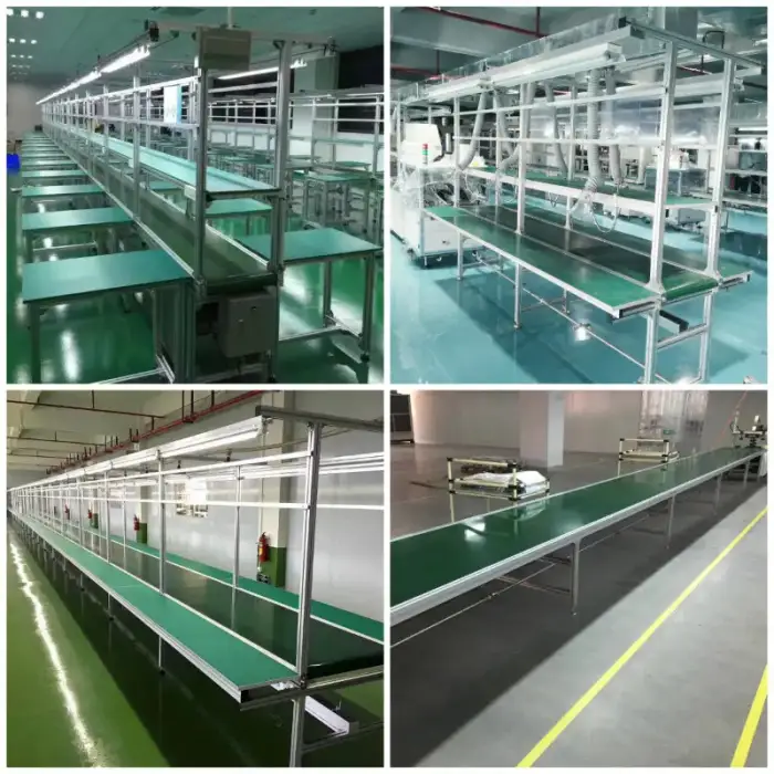 Automatic TV And Mobile Phone Production Assembly Line With Electric Motor