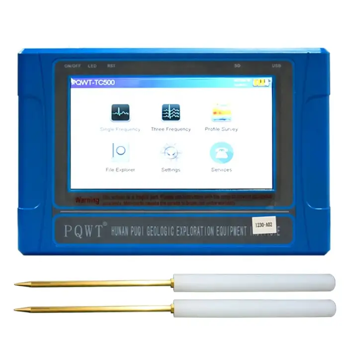 PQWT-TC300 Ground Deep Water Finder Equipment Underground Borehole Water Detector Finder 300 Meters